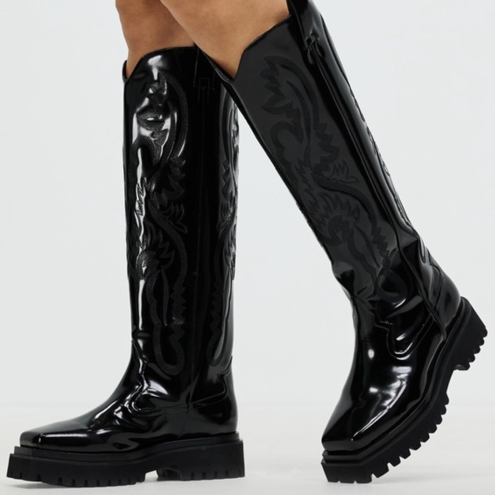 Jeffrey Campbell Night Ride Boots Size 7.5